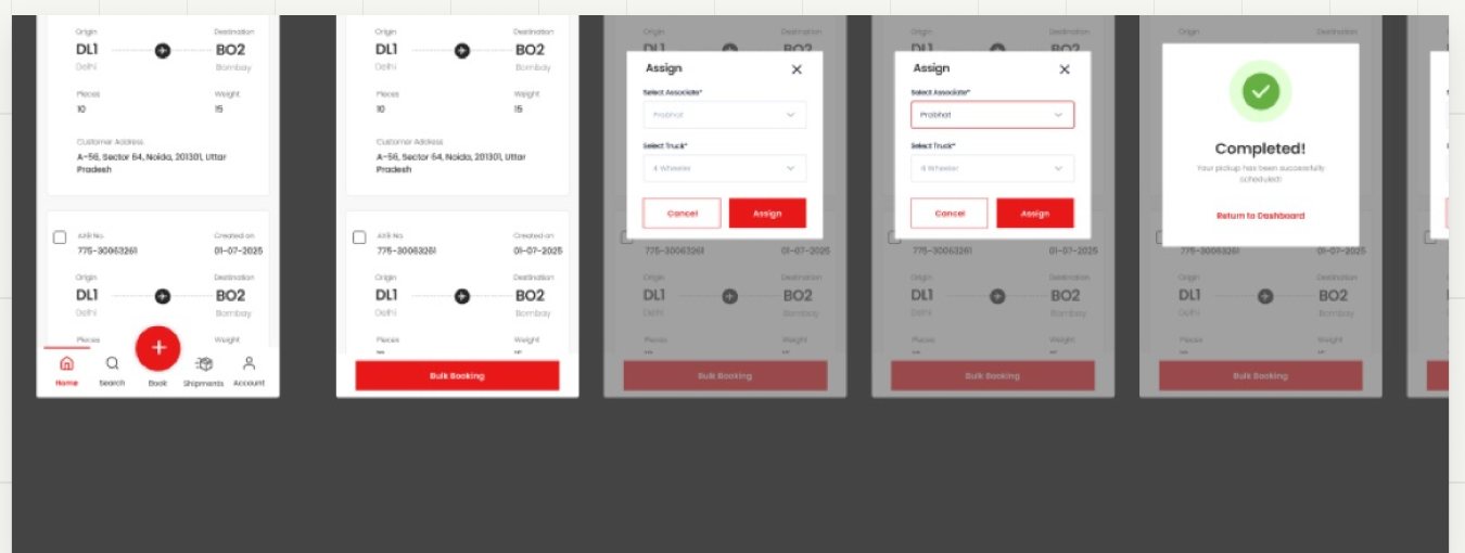 D2D Assign Pickup flow: multi-select, one assignment, a real confirmation