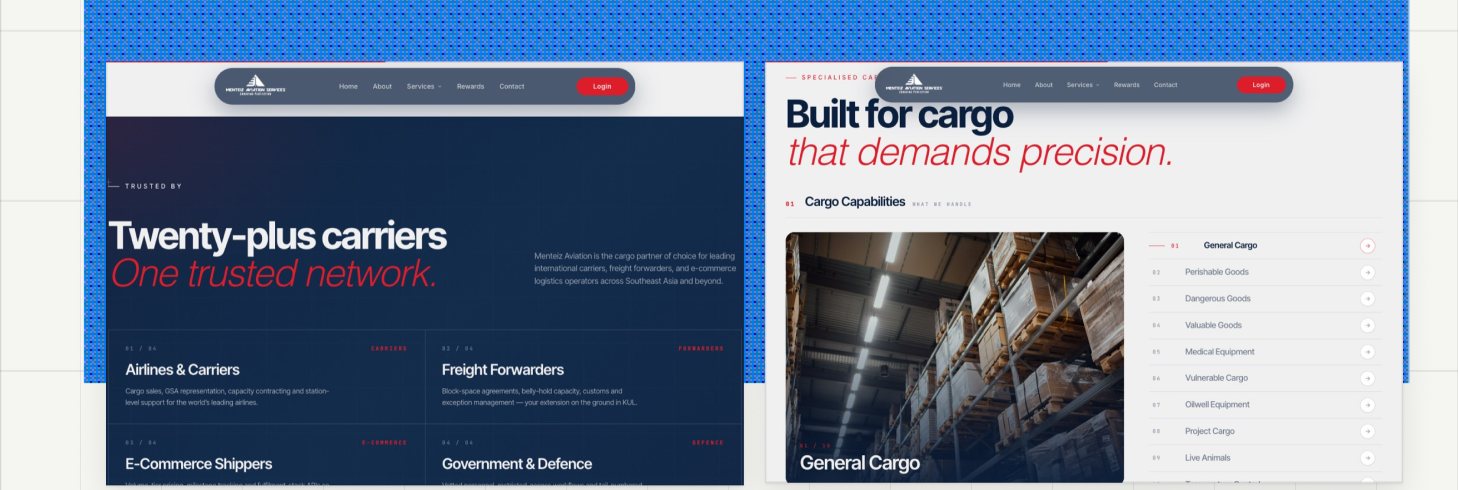Who they serve and Built for cargo pages